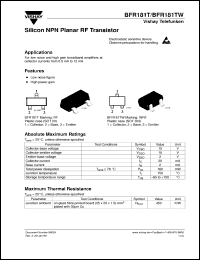 BFR181T Datasheet