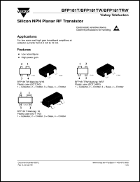 BFP183TRW Datasheet