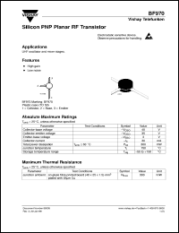 BF970 Datasheet