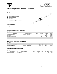 BZX55C20RL Datasheet