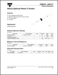 1N4692 Datasheet