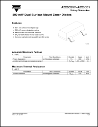 AZ23C6V8W Datasheet