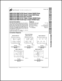 MM54C02J/883 Datasheet