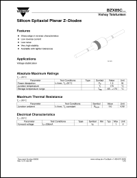 BZX85C5V6RL Datasheet