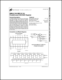 MM54C165J-MIL Datasheet