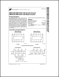 MM54C90J/883 Datasheet
