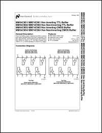 MM54C901J/883 Datasheet