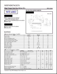 MTA002 Datasheet