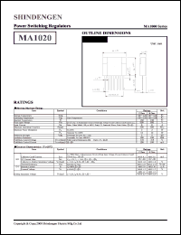 MA1020 Datasheet