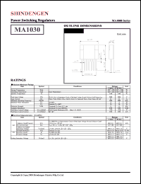 MA1030 Datasheet