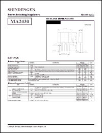MA2430 Datasheet