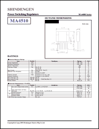 MA4510 Datasheet