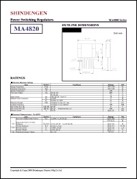 MA4820 Datasheet