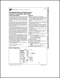 PC16550DVEF Datasheet