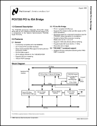 PC87200VUL Datasheet