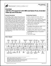 PC87363-IBW/VLA Datasheet