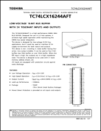 TC74LCX16244AFT Datasheet