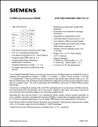 HYB39S16400AT-8 Datasheet