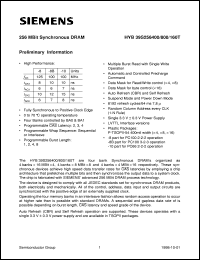HYB39S256800T-10 Datasheet