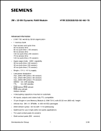 HYM322035GS-70 Datasheet
