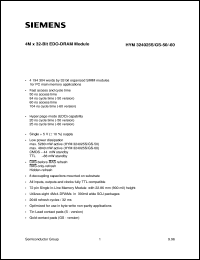 HYM324025S-60 Datasheet