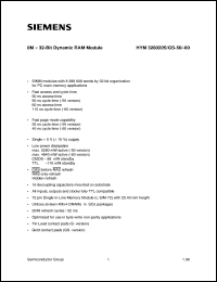 HYM328020S-60 Datasheet