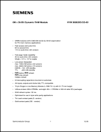 HYM368020S-60 Datasheet