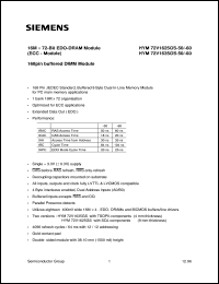 HYM72V1625GS-50 Datasheet