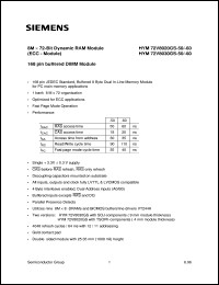 HYM72V8020GS-60 Datasheet