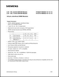 HYS64V1000GU-60 Datasheet