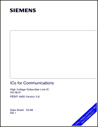 PEF2023 Datasheet
