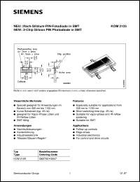 KOM2125 Datasheet