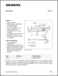 KSY14 Datasheet