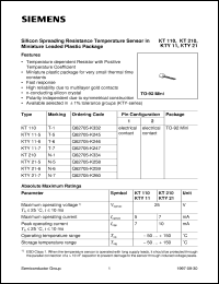 KTY19-6M Datasheet