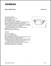 LSGT770-HK Datasheet