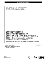 P87C58SBPN Datasheet