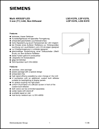 LOGK370-P Datasheet