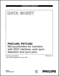 P83C180AER/001T1 Datasheet