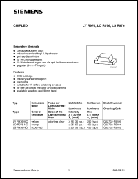 LOR970-JO Datasheet