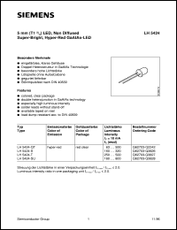 LH5424-SU Datasheet