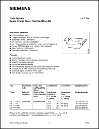 LHT774-L Datasheet