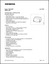 LWT676-N1 Datasheet