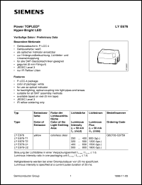 LYE676 Datasheet