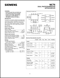 MCT6 Datasheet