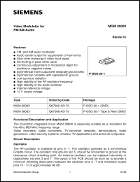 MGM3000X Datasheet