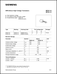 MPSA43 Datasheet