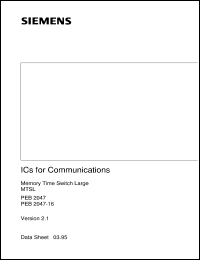 PEB2047-N-16 Datasheet