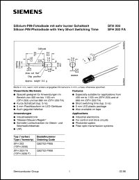 SFH203 Datasheet