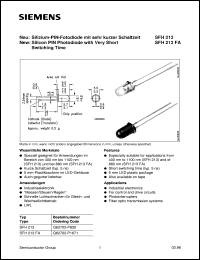 SFH213 Datasheet