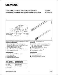 SFH229 Datasheet
